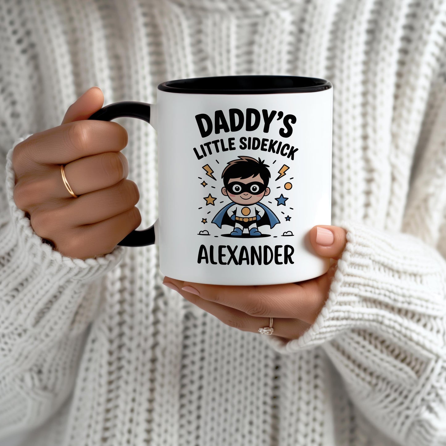 Personalised Dad Mug, Daddy’s Little Sidekick