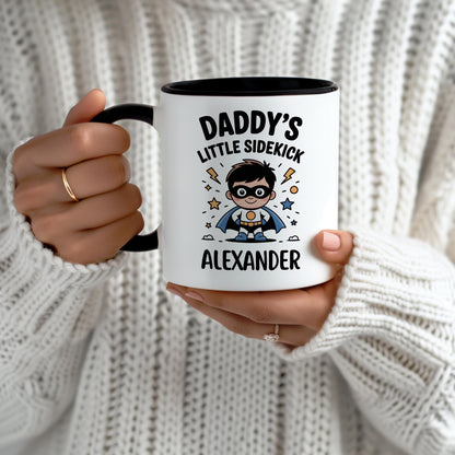 Personalised Dad Mug, Daddy’s Little Sidekick
