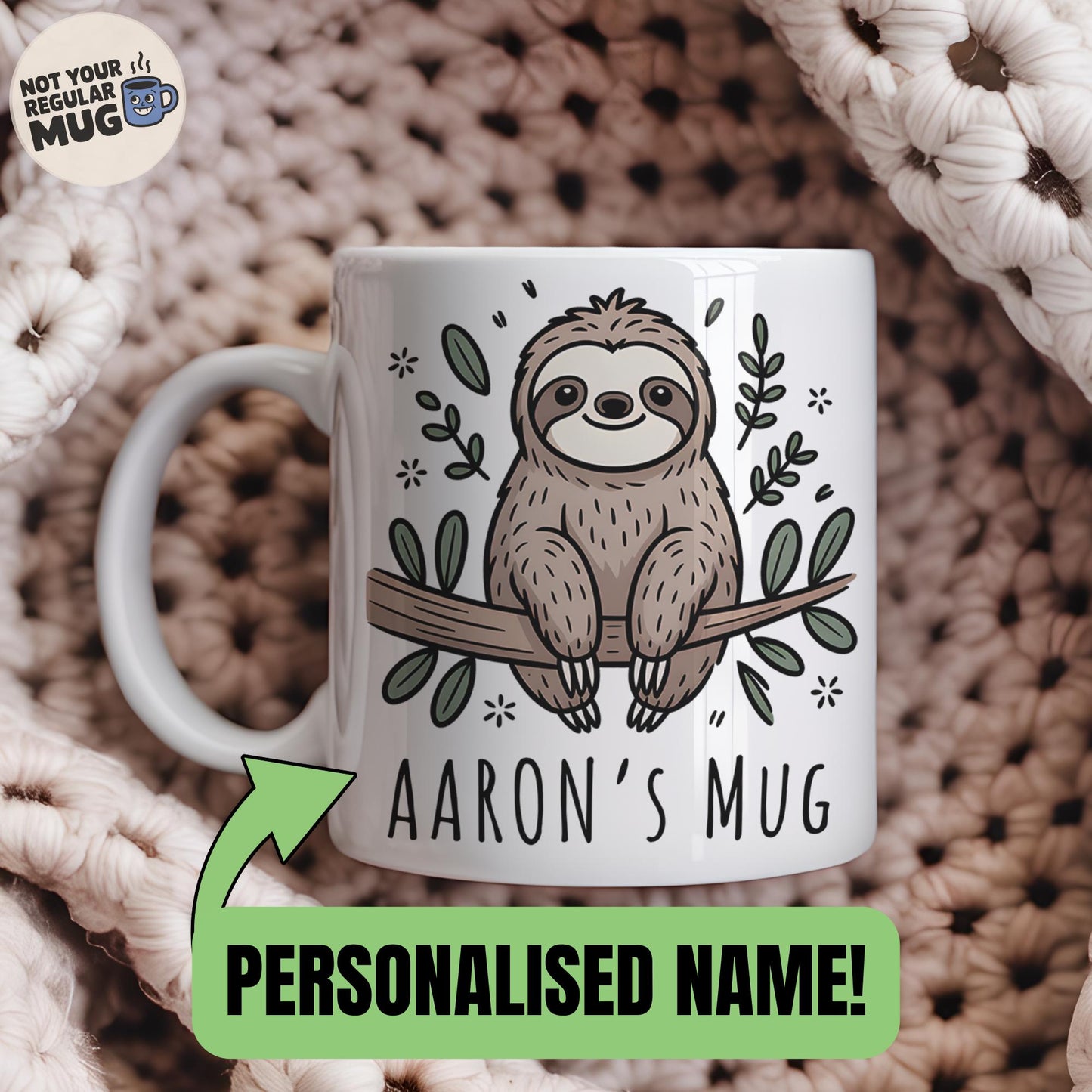 Custom Sloth Mug