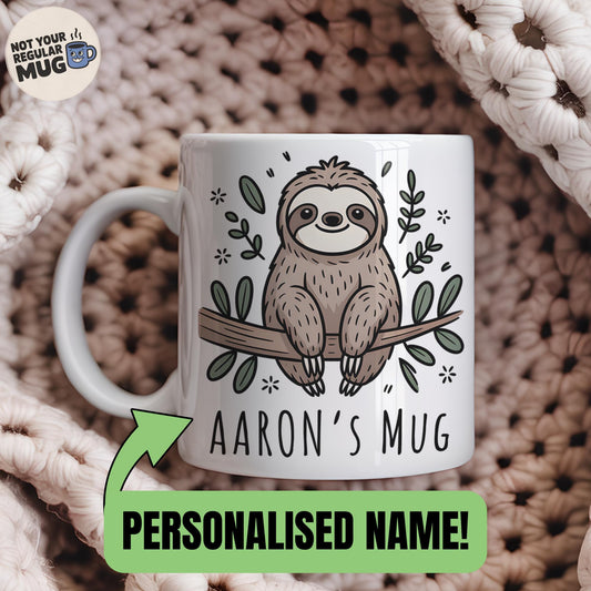 Custom Sloth Mug