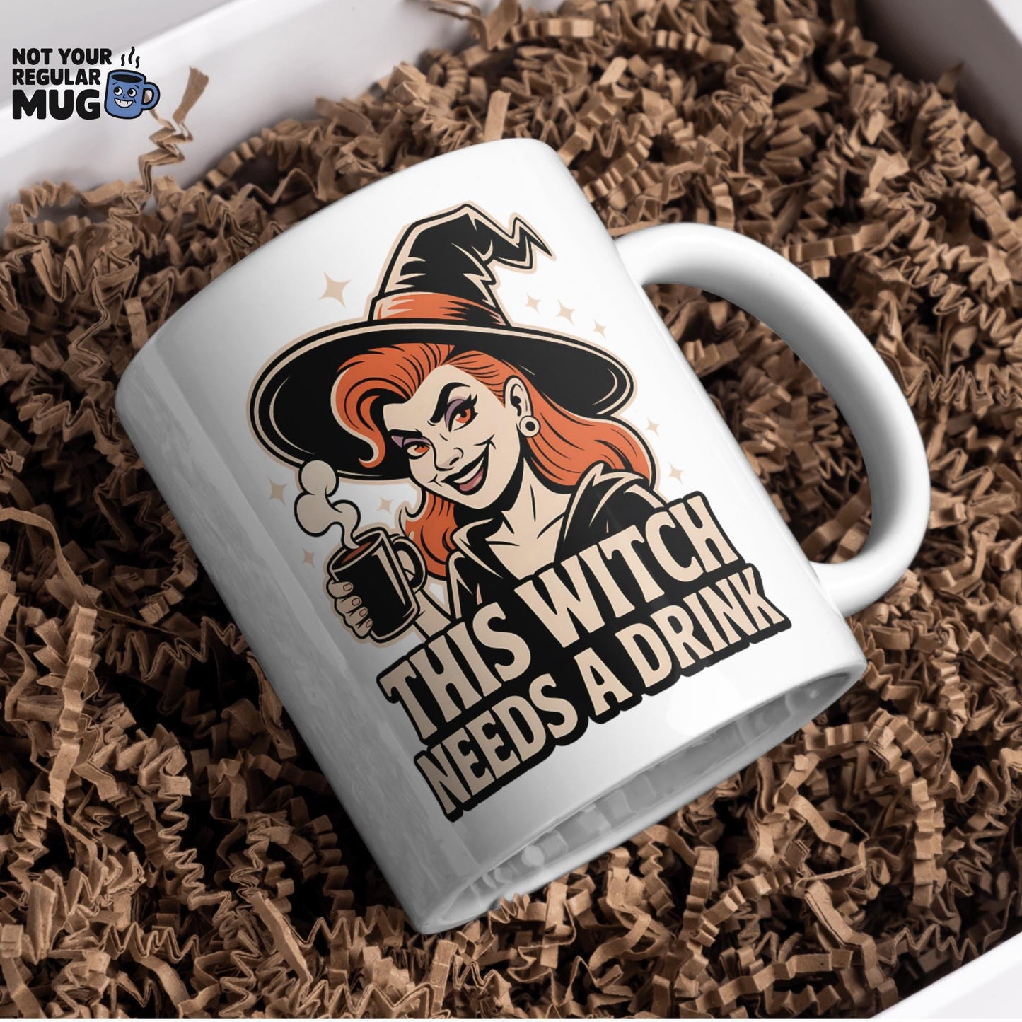 This Witch Needs a Drink Halloween Mug