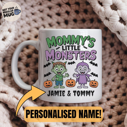 Personalised Mommy’s Little Monsters Halloween Mug