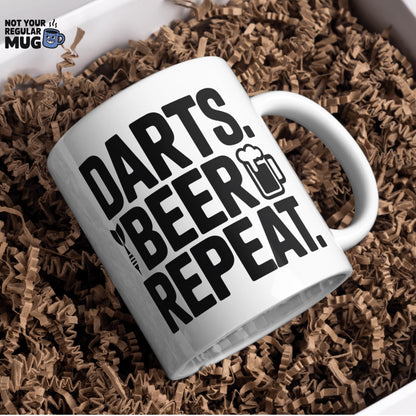 Darts Beer Repeat Mug