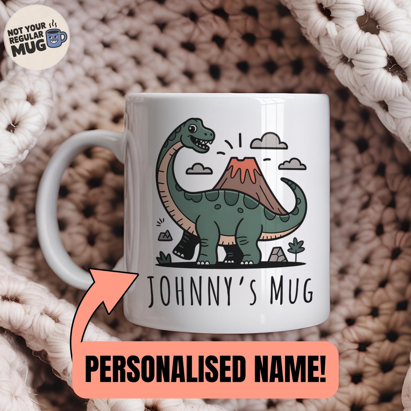 Custom Brachiosaurus Mug