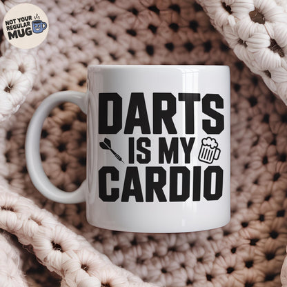 Darts Is My Cardio Mug