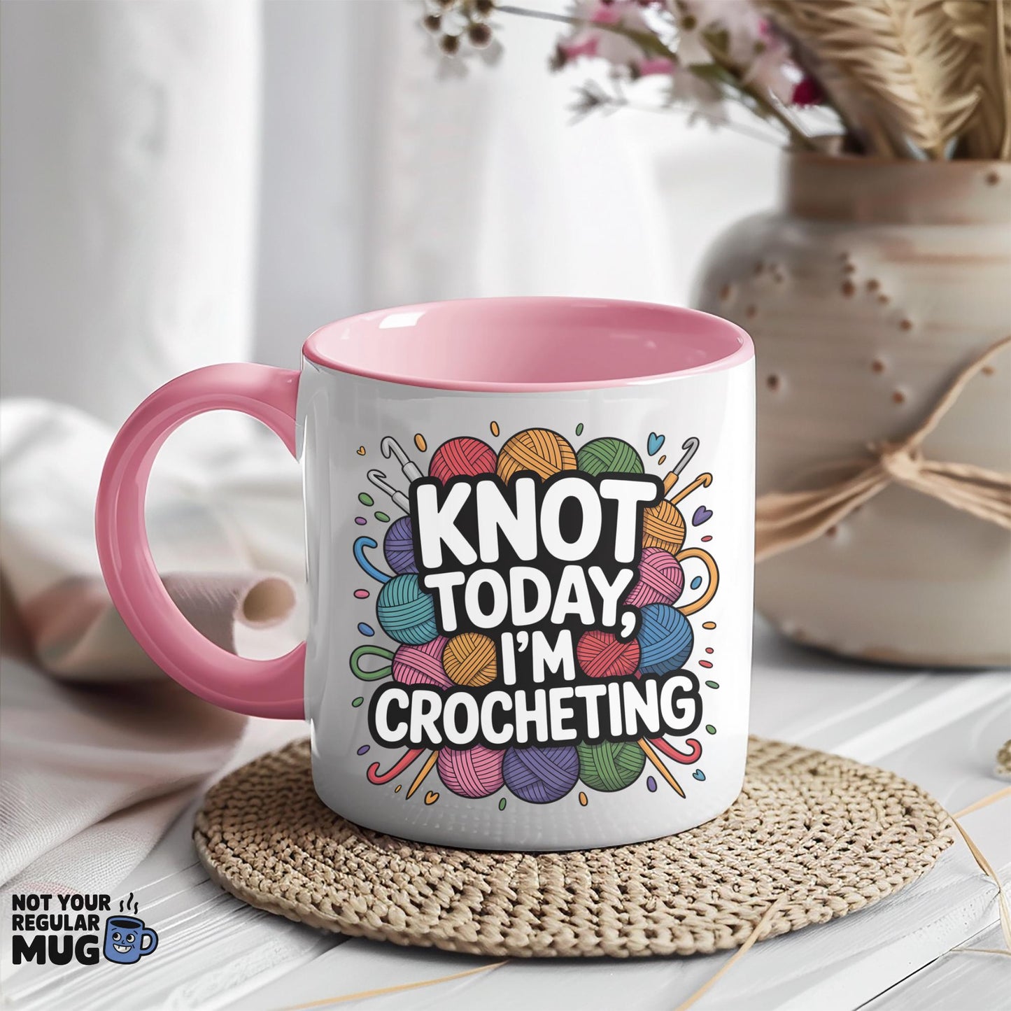 Knot Today I’m Crocheting Mug