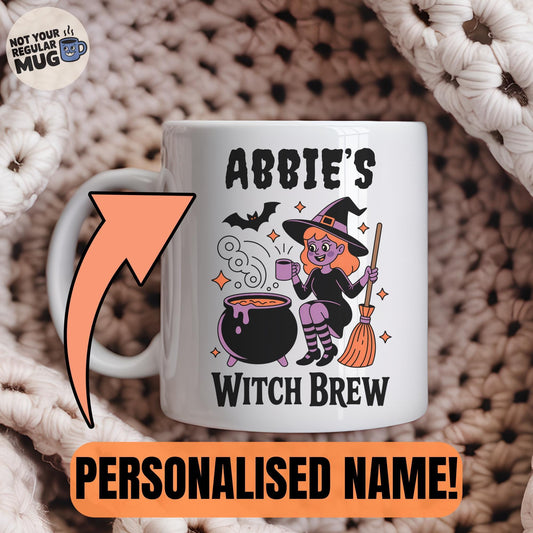 Personalised Witch Brew Halloween Mug