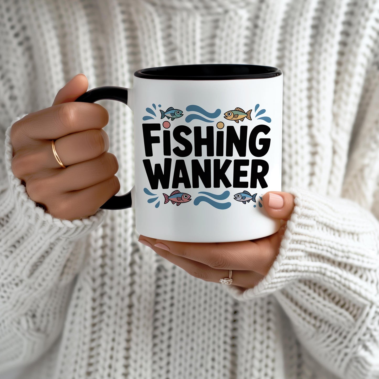 Fishing Wanker Mug