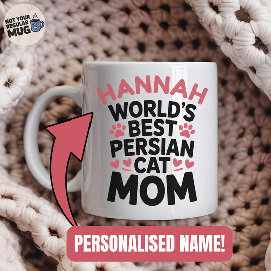 Personalised Persian Cat Mug - World’s Best Persian Cat Mom