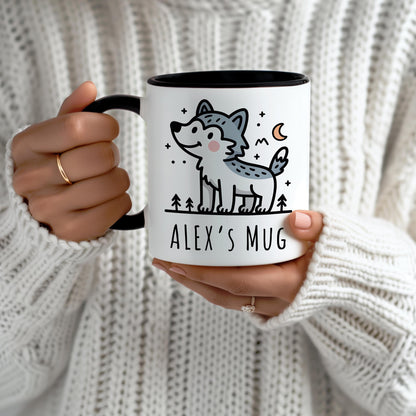 Custom Wolf Mug