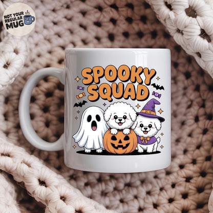 Bichon Halloween Mug - Spooky Squad Dog Mug