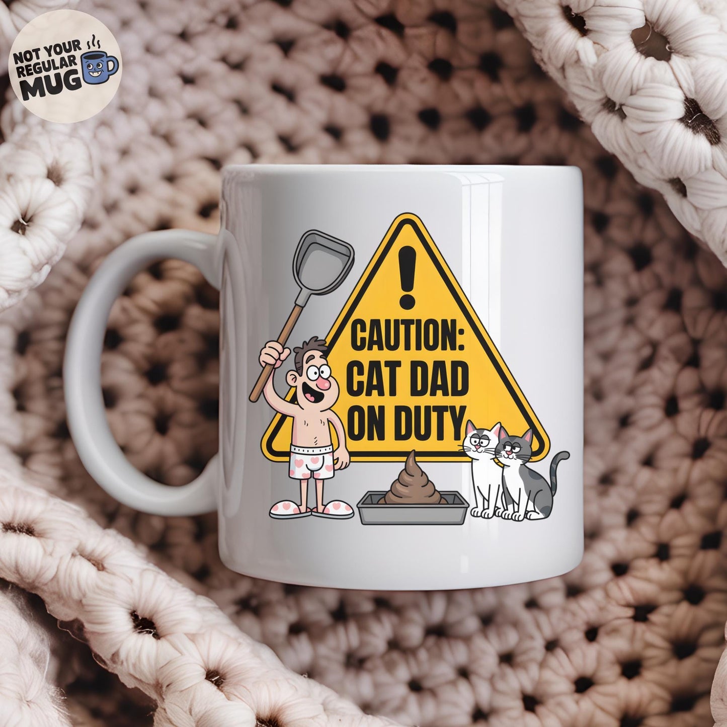 Litter Box Technician Cat Mug