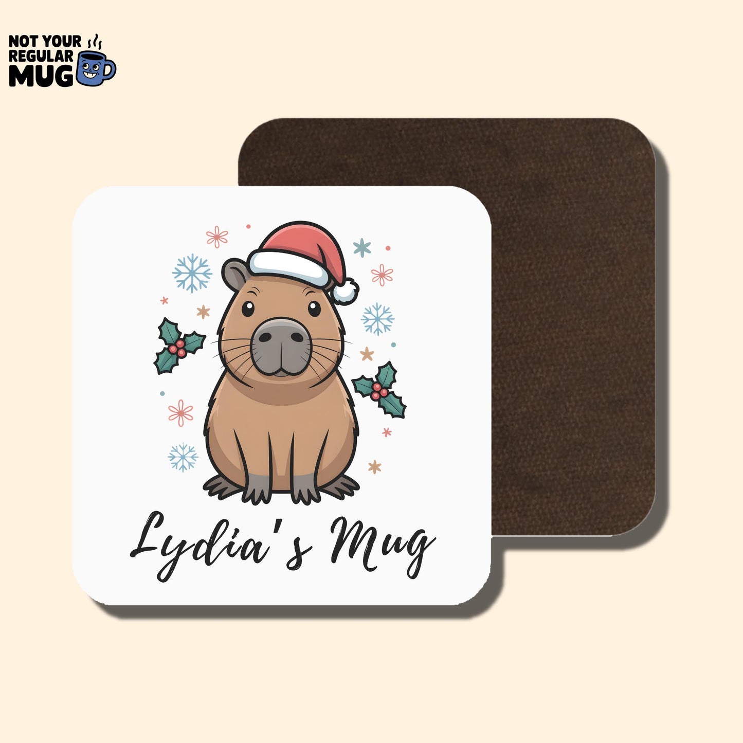 Custom Christmas Capybara Mug