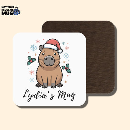 Custom Christmas Capybara Mug