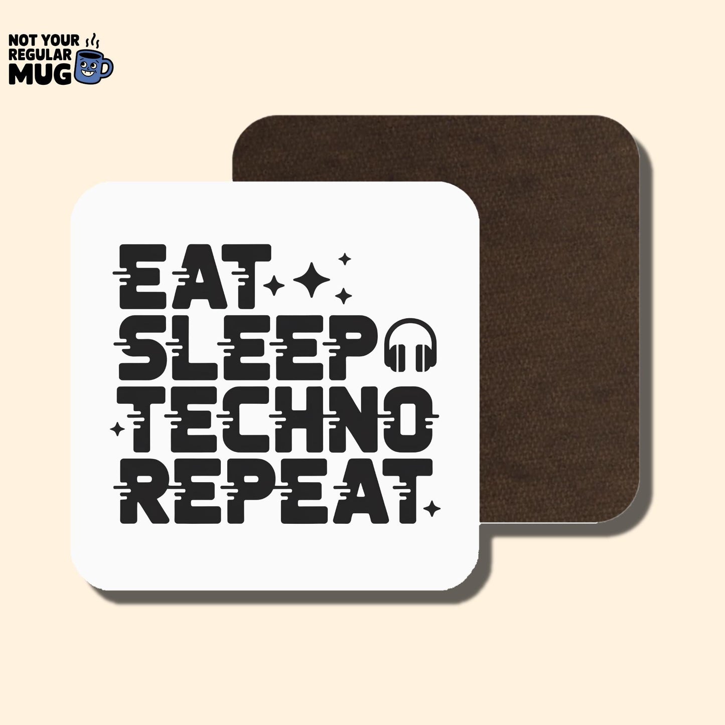 Eat Sleep Techno Repeat Mug