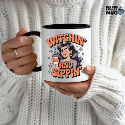 Witchin’ and Sippin' Halloween Mug