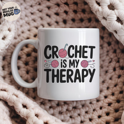 Crochet Is My Therapy Mug