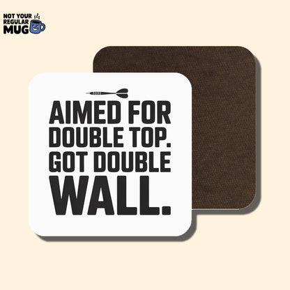 Aimed For Double Top Got Double Wall Darts Mug