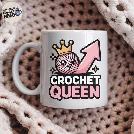 Crochet Queen Mug