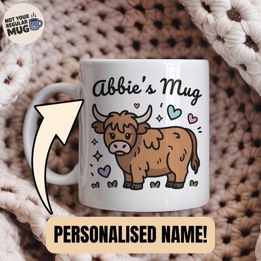 Custom Highland Cow Mug
