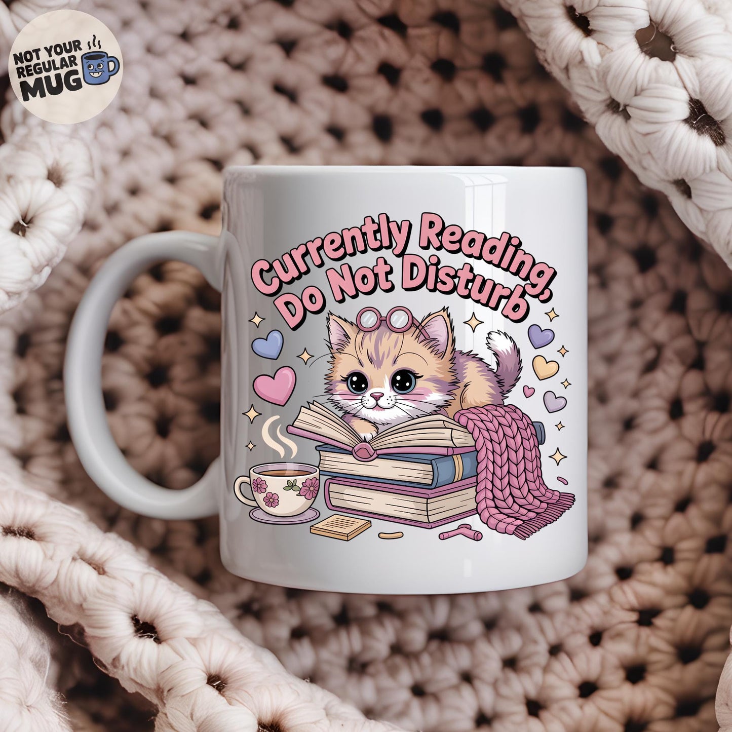 Currently Reading Do Not Disturb Book Lover Mug
