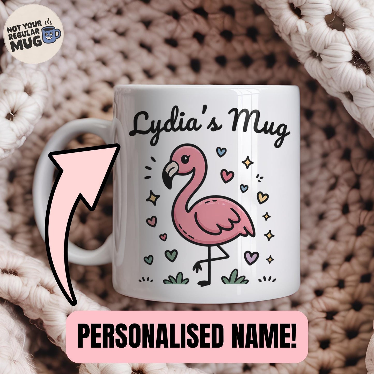 Custom Flamingo Mug