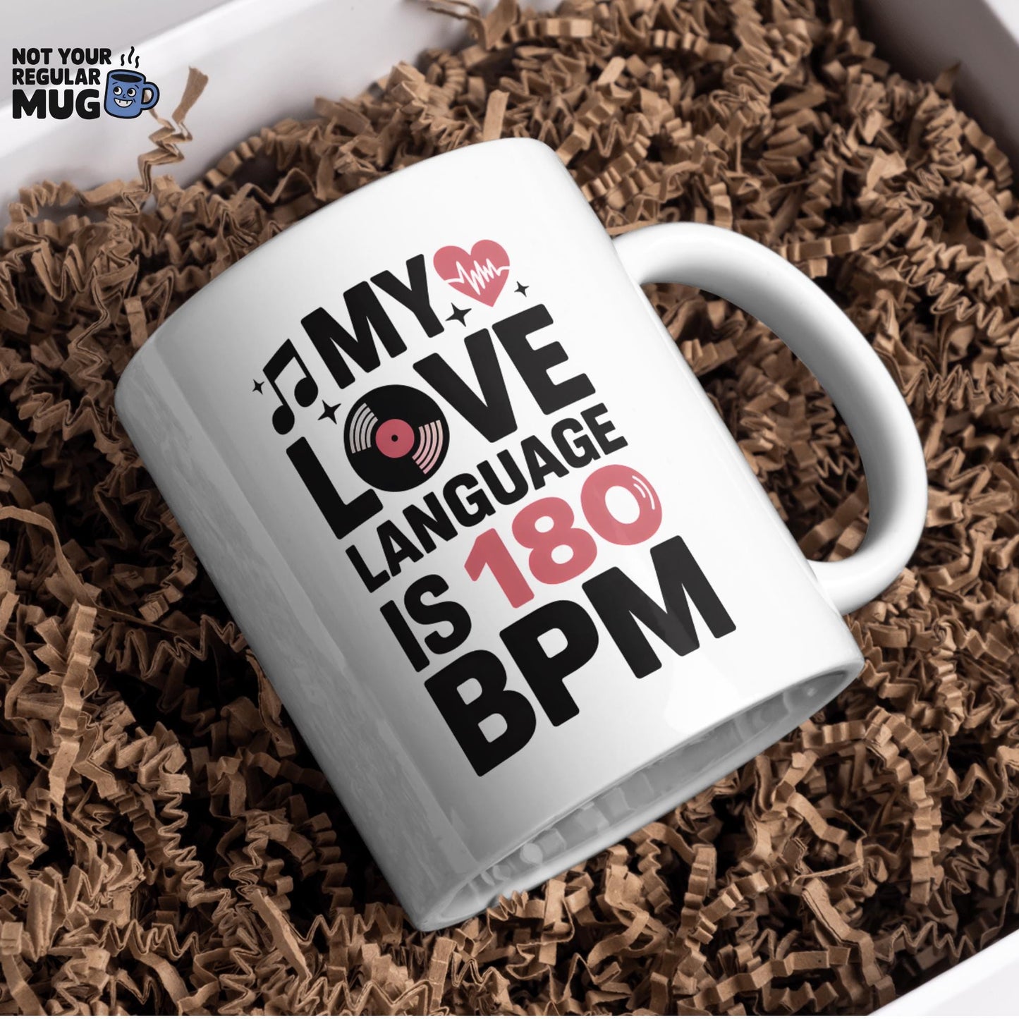My Love Language Is 180 BPM DJ Mug