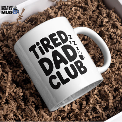 Tired Dad Club Mug