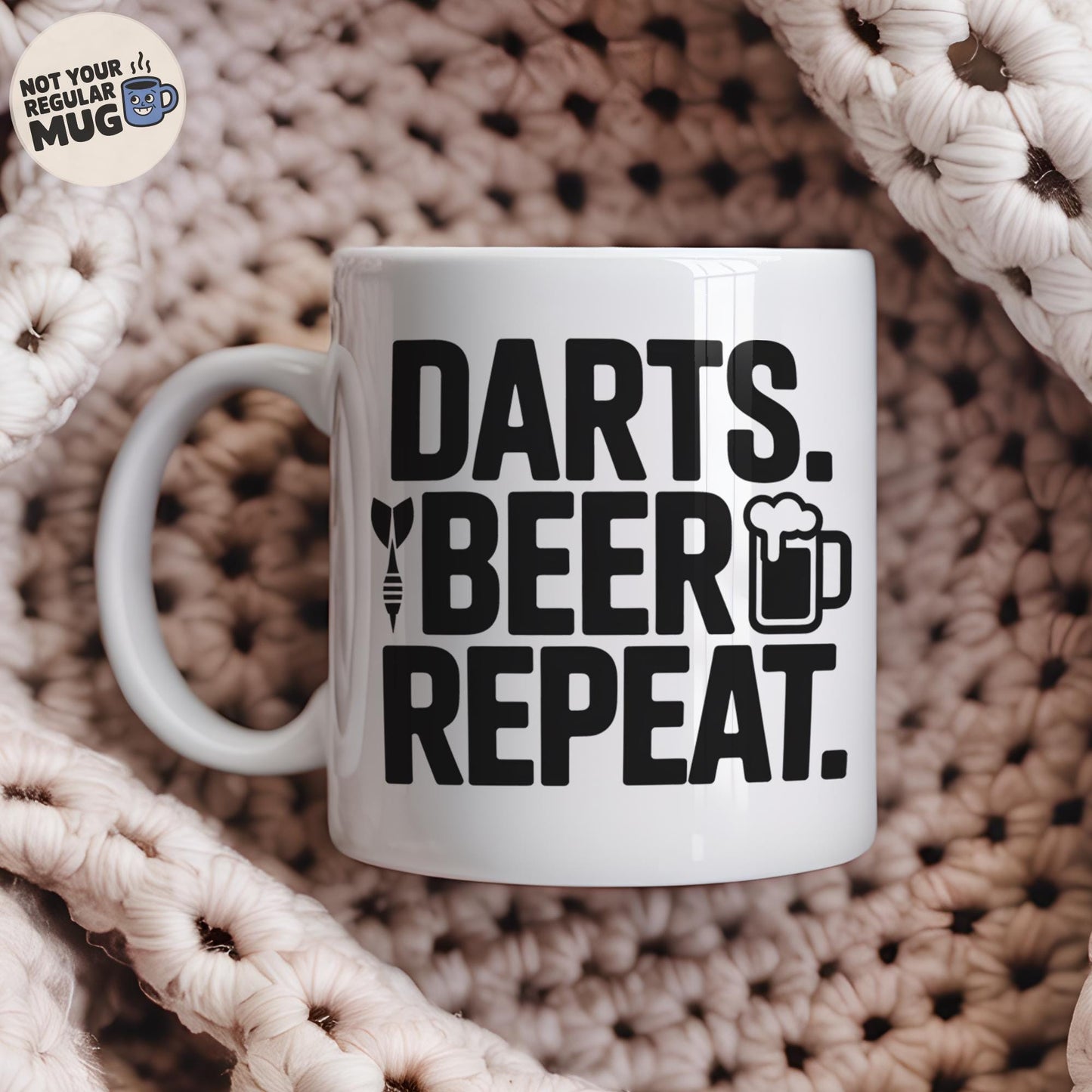 Darts Beer Repeat Mug