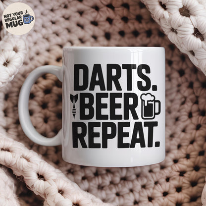 Darts Beer Repeat Mug