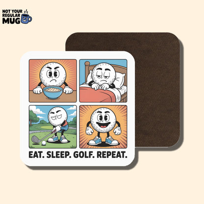 Eat Sleep Golf Repeat Mug