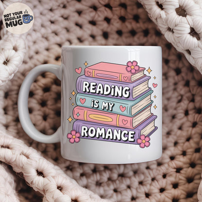 Reading Is My Romance Book Lover Mug
